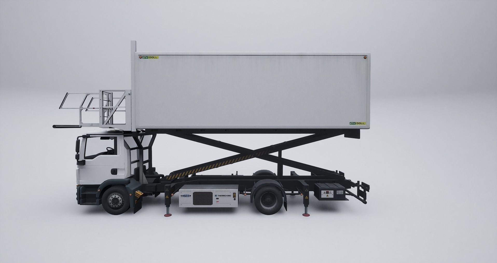 Airport Catering Truck 3D model_5