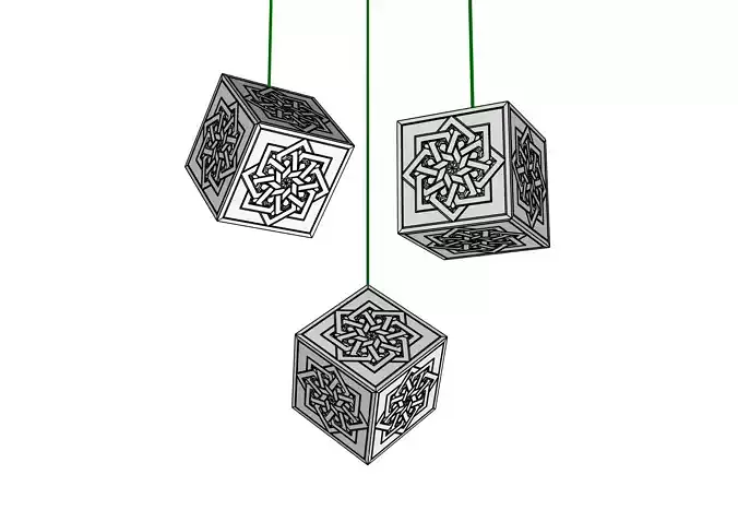 luster   decorated with it geometric decoration