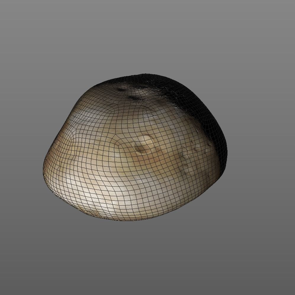 deimos moon game ready Low-poly 3D model_1