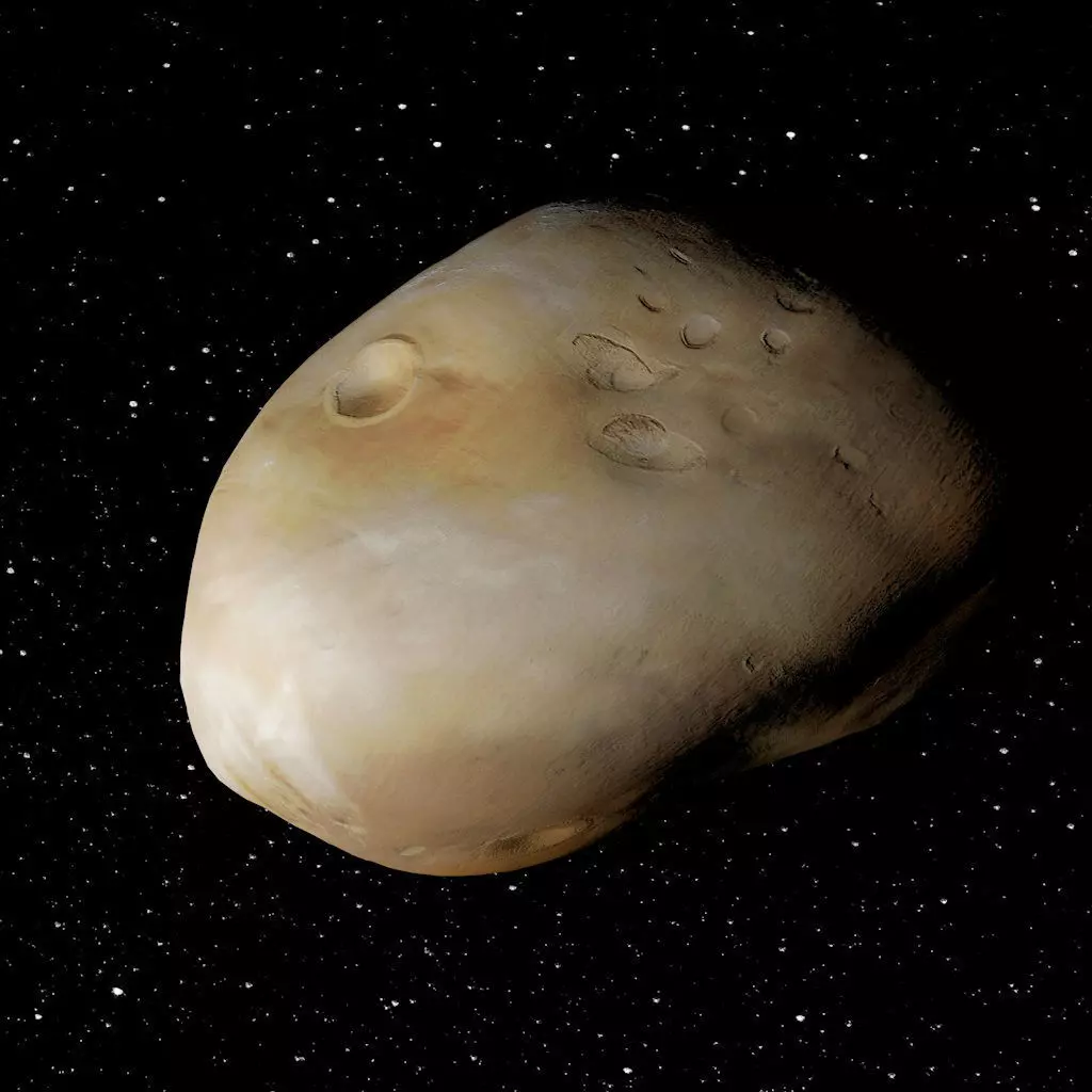 deimos moon game ready Low-poly 3D model_0