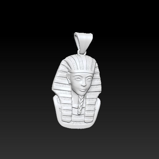 Pharaoh pendant 3D print model_1