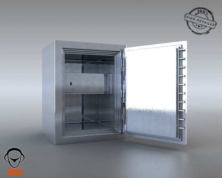 Safe Rigged 3D model_1