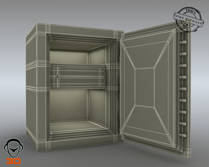 Safe Rigged 3D model_6