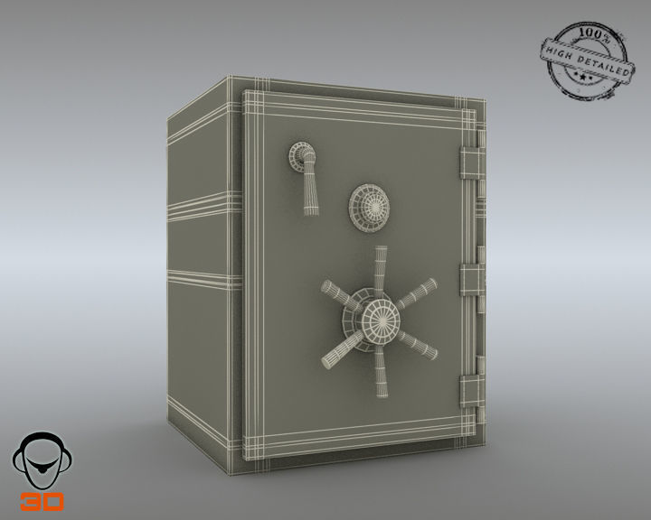 Safe Rigged 3D model_5