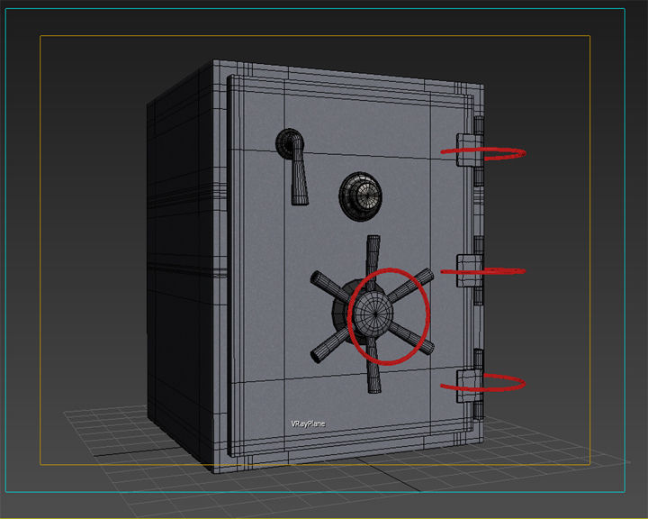 Safe Rigged 3D model_7