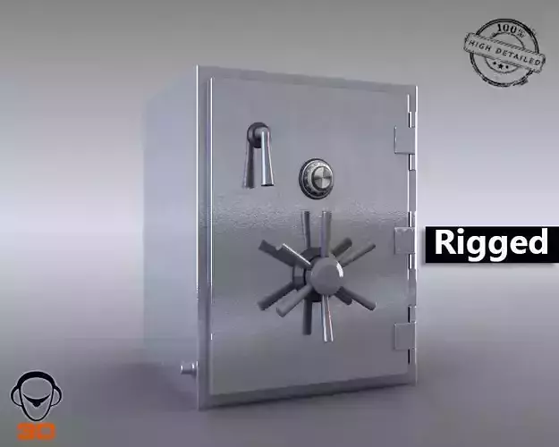 Safe Rigged 3D model