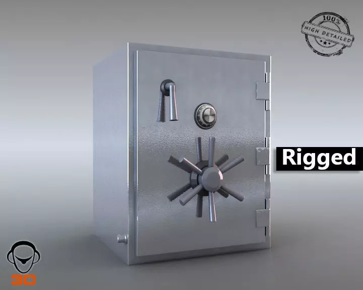 Safe Rigged 3D model_0