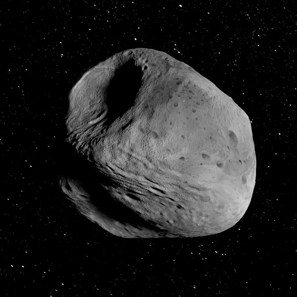 Phobos moon game ready Low-poly 3D model_0