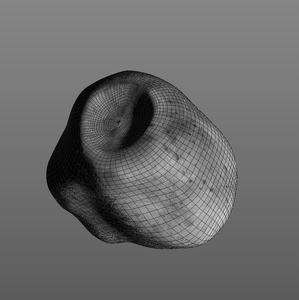 Phobos moon game ready Low-poly 3D model_1