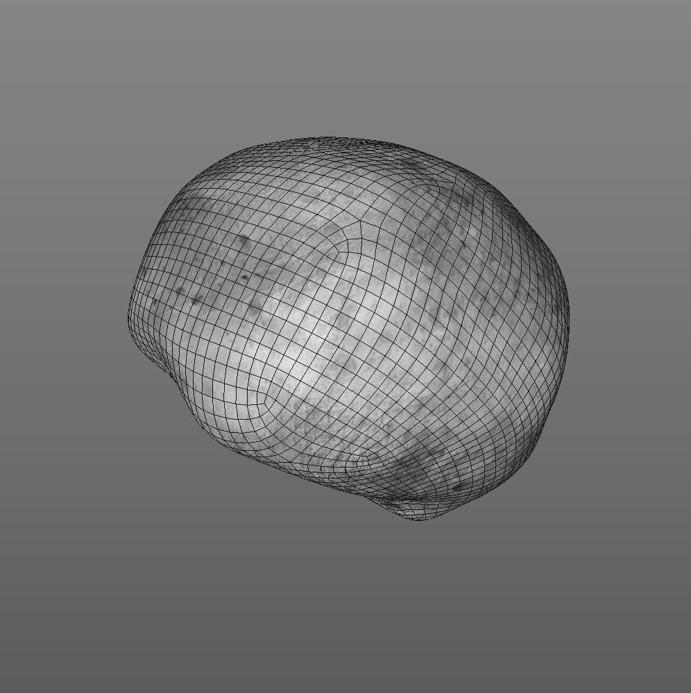 Phobos moon game ready Low-poly 3D model_2