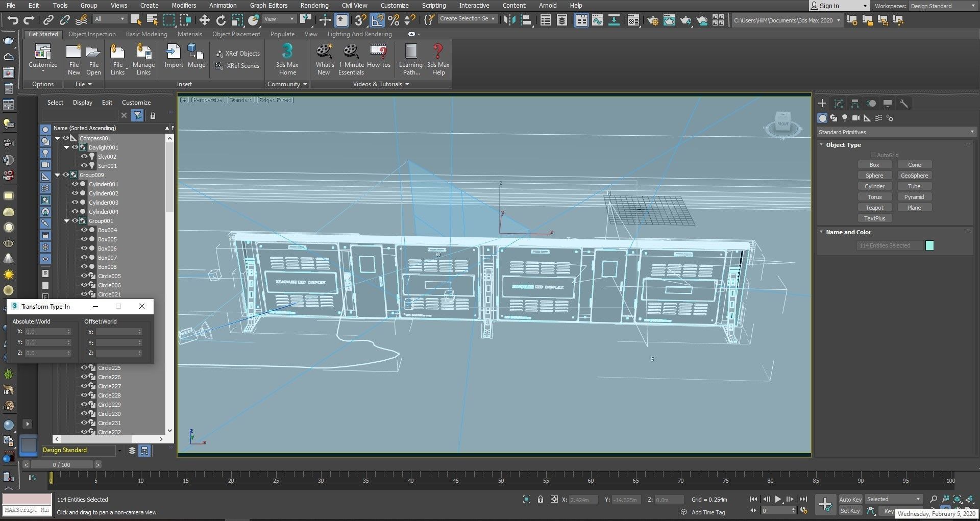 Stadium LED Display 3D model_35