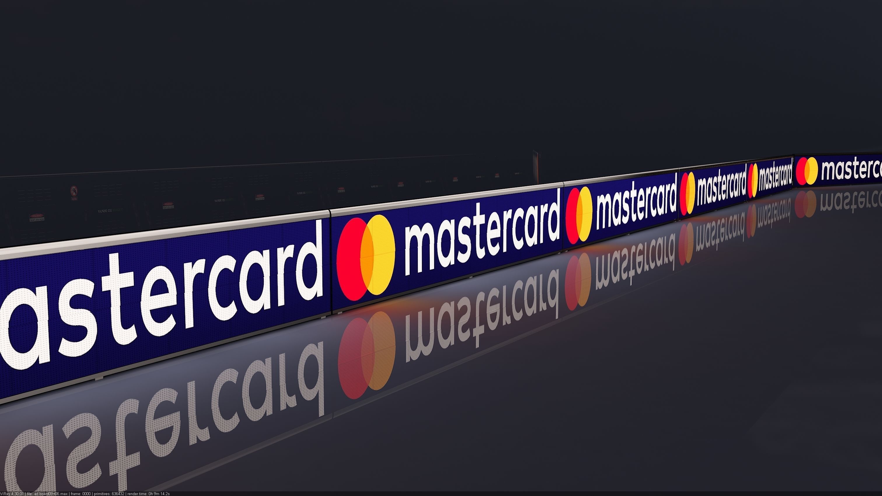 Stadium LED Display 3D model_8