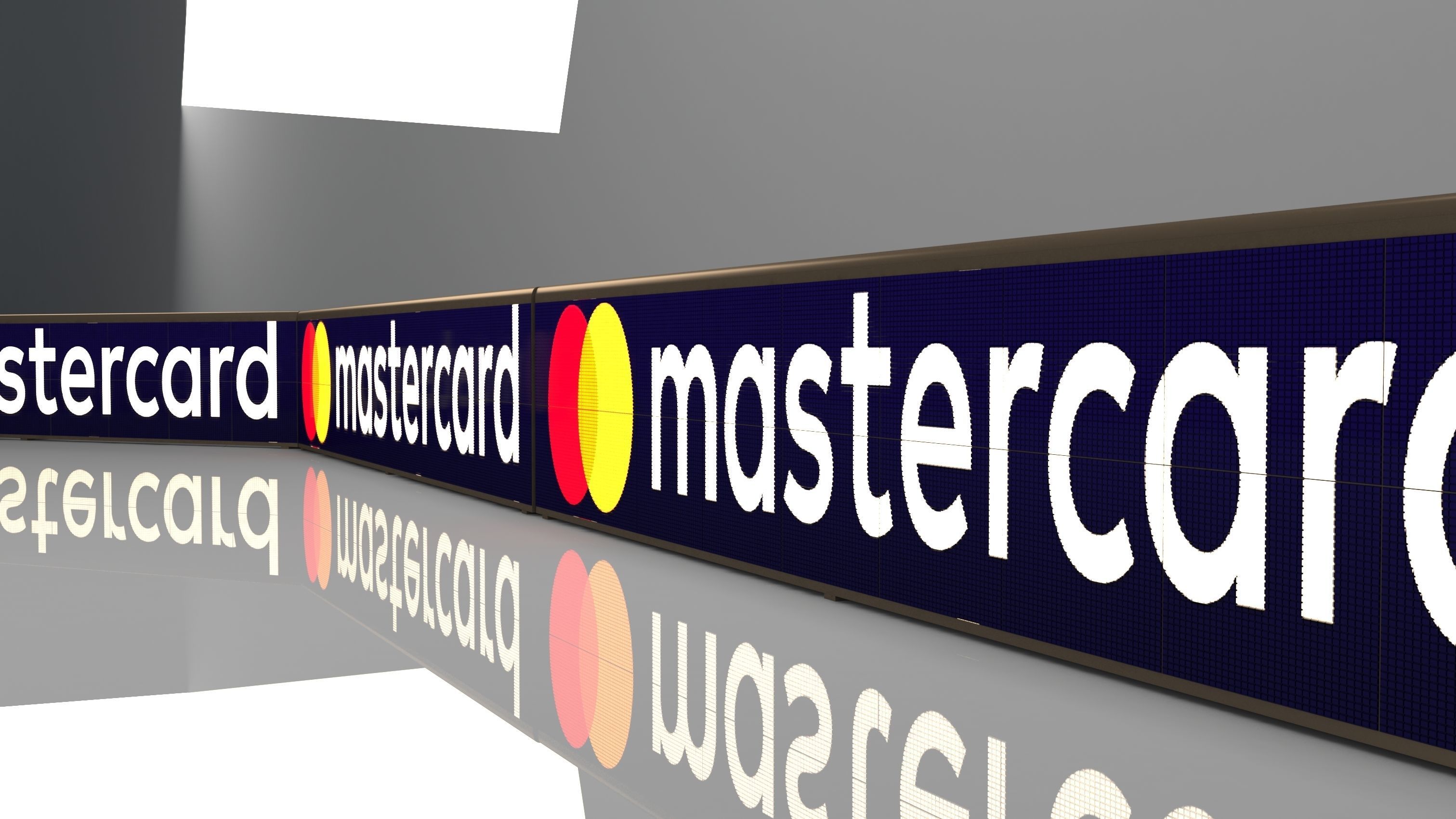 Stadium LED Display 3D model_9