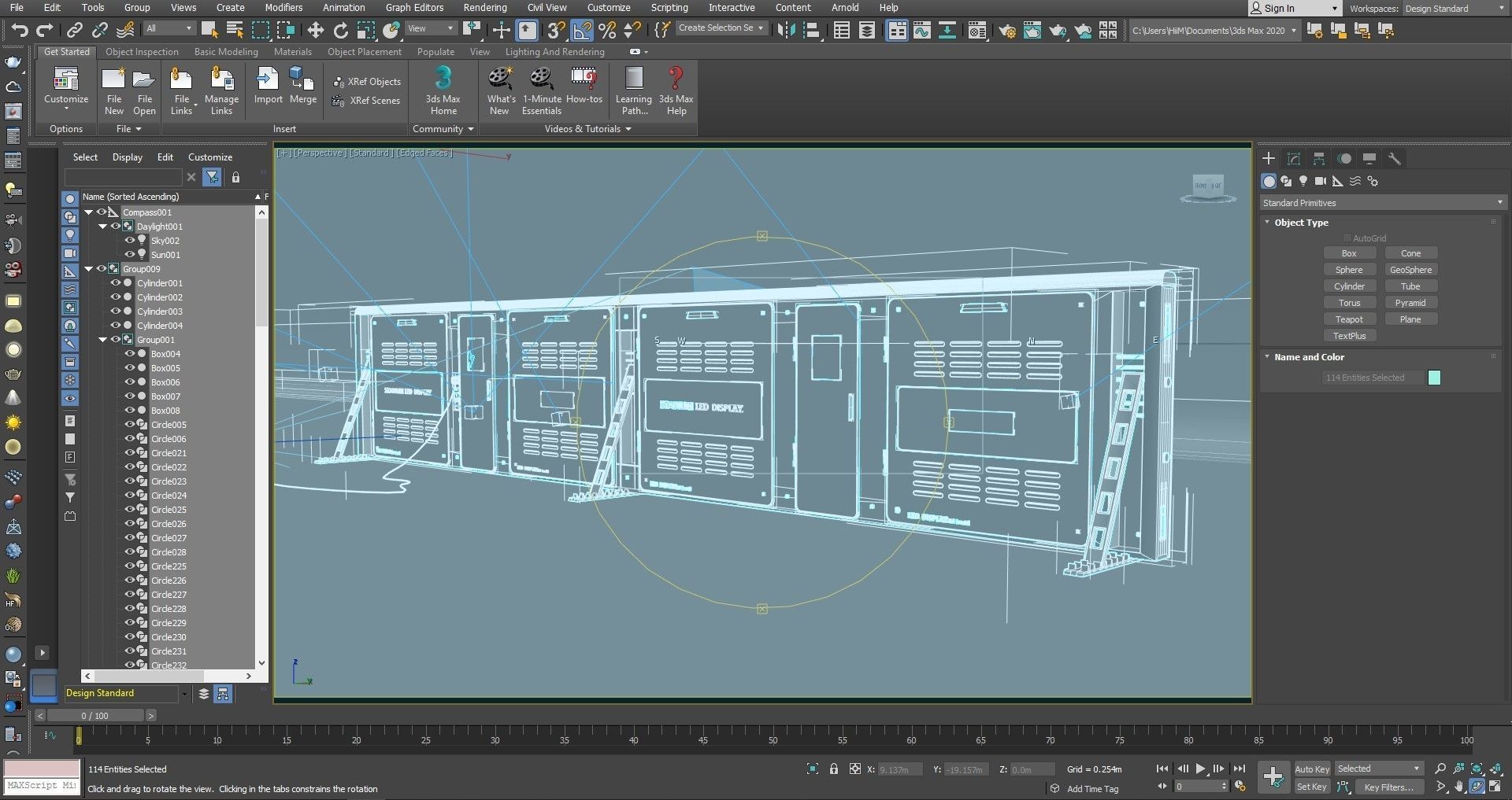 Stadium LED Display 3D model_34