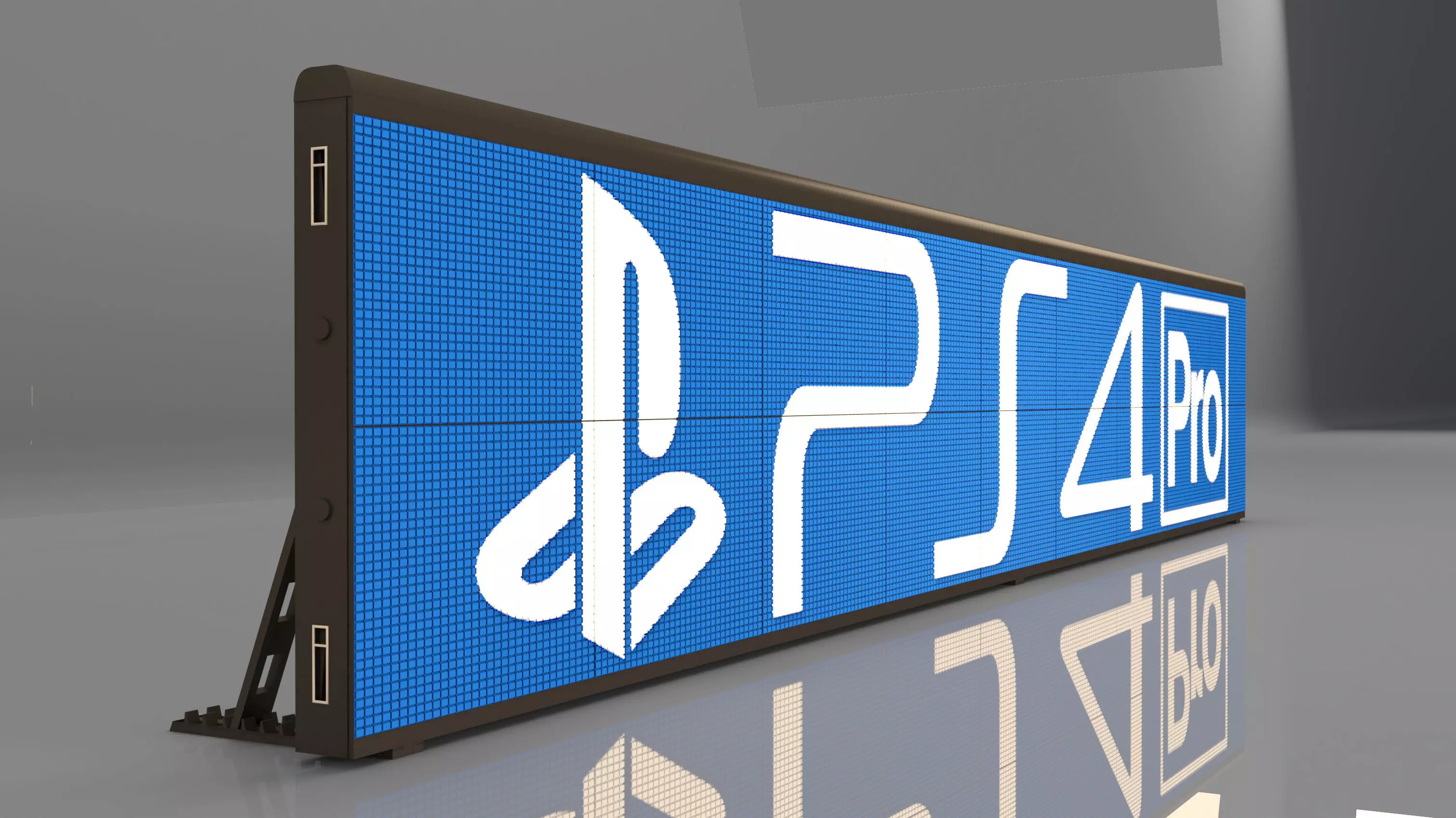 Stadium LED Display 3D model_0