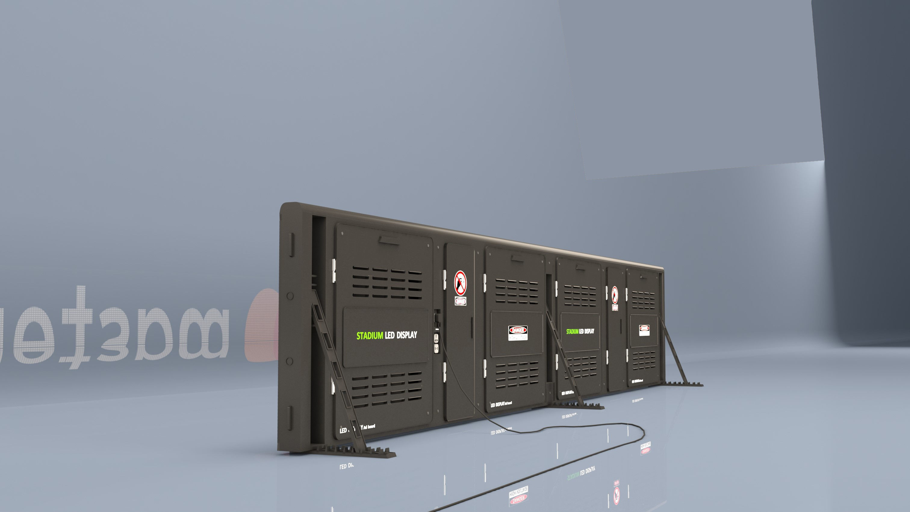 Stadium LED Display 3D model_17