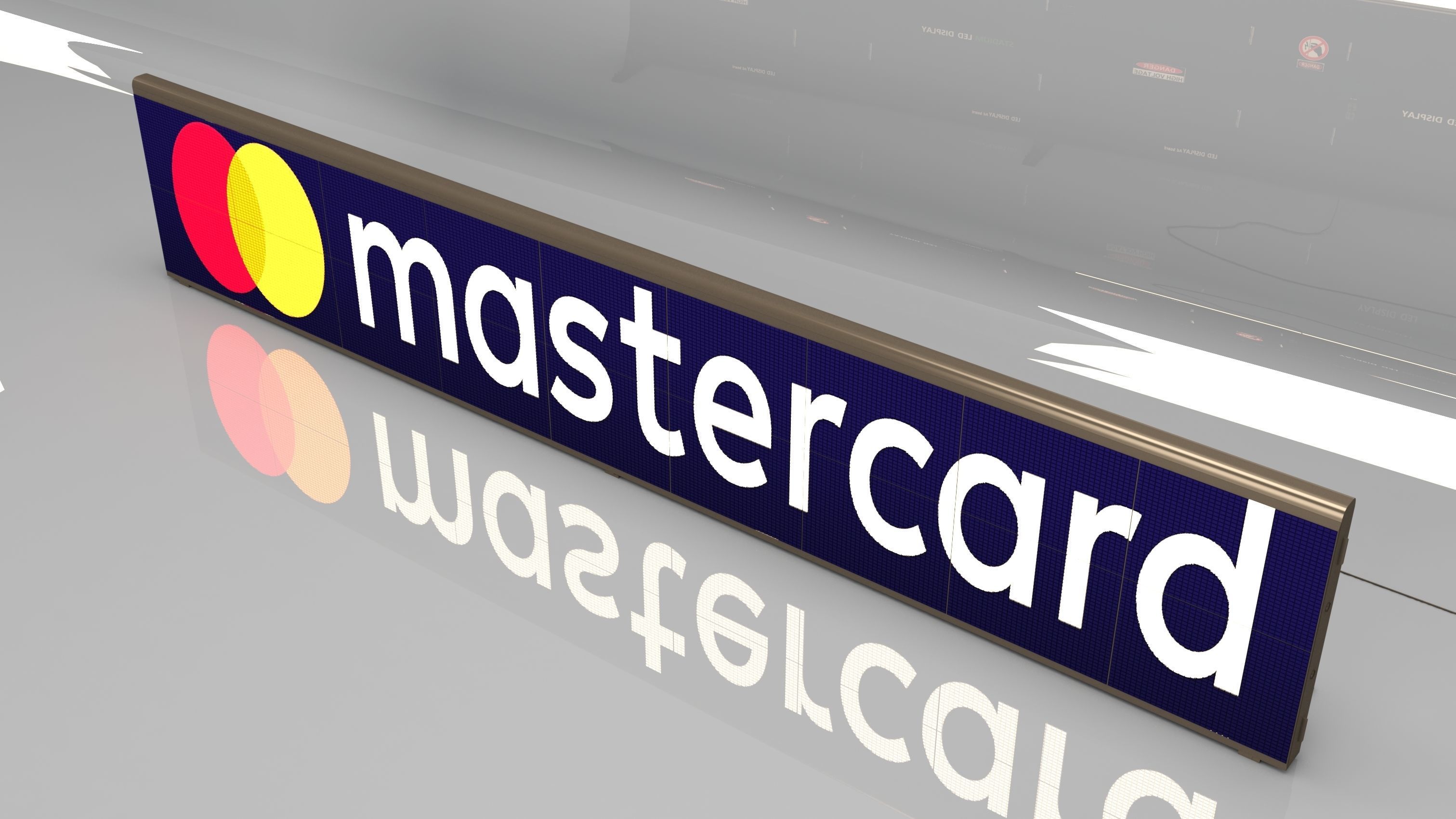 Stadium LED Display 3D model_7