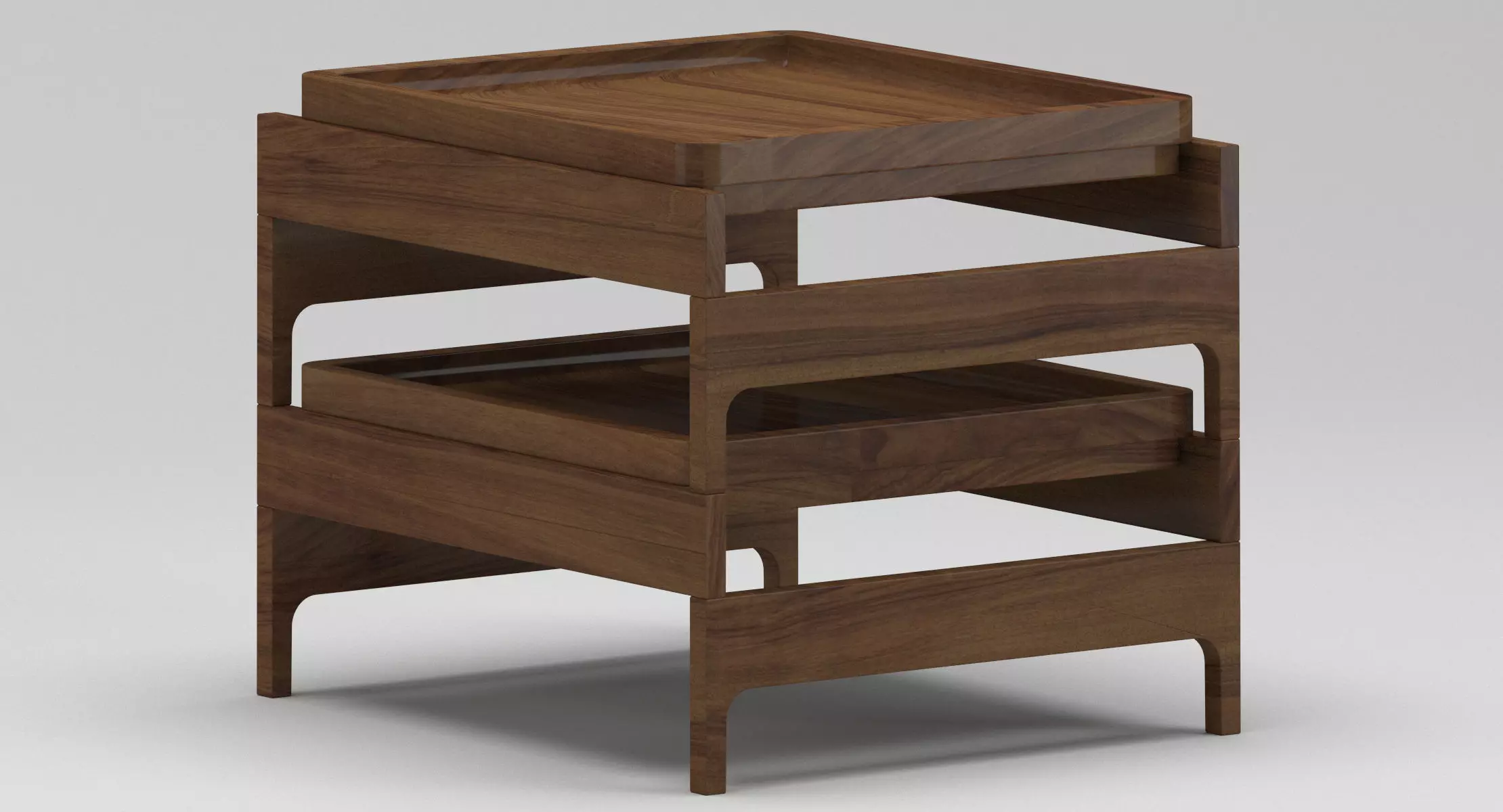 Bassam fellows CB-33 Tray Rack Side Table 3D model_0