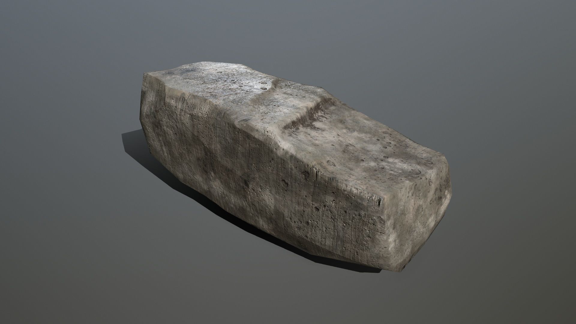 Rock Set Low-poly 3D model_8