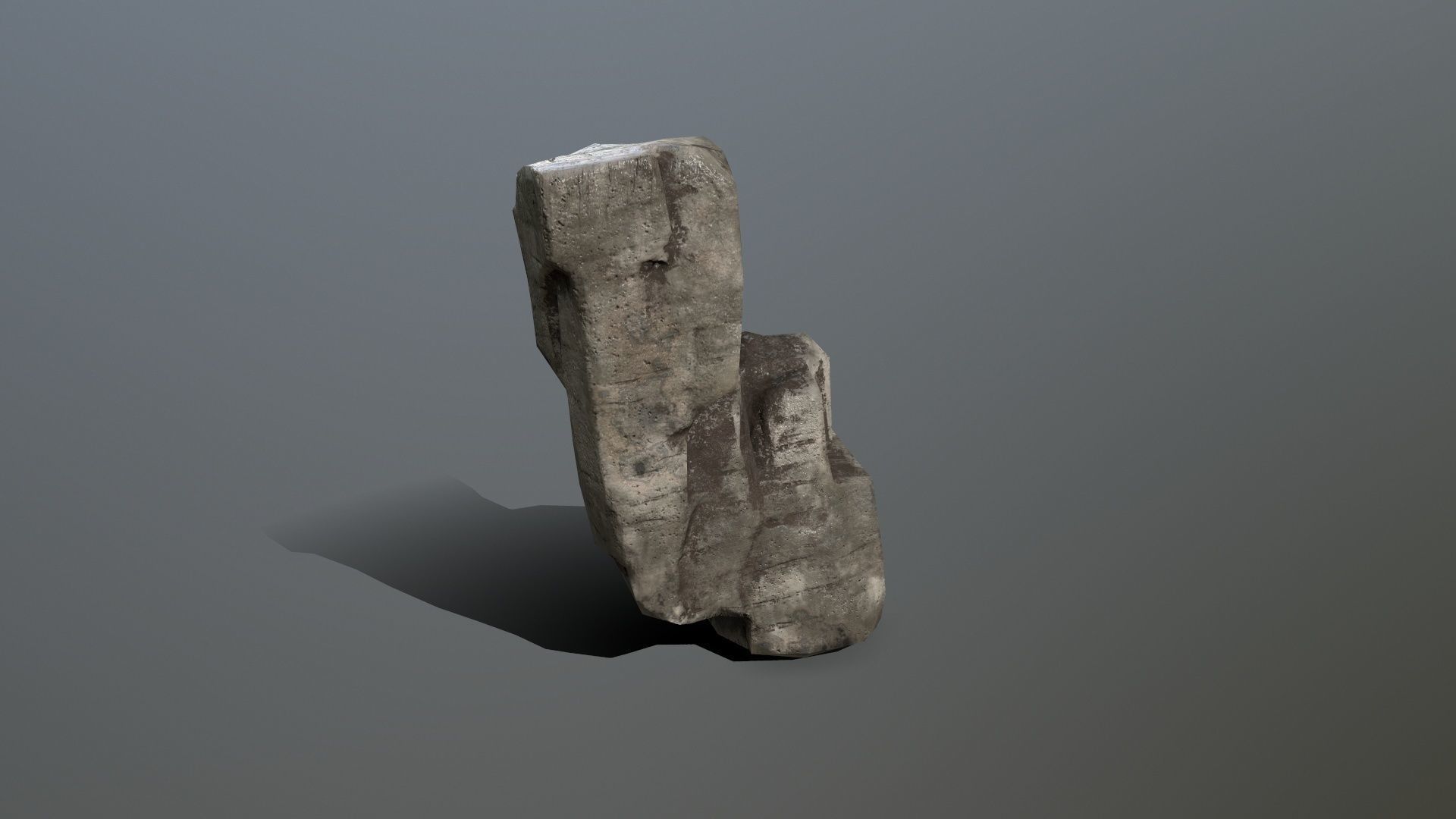 Rock Set Low-poly 3D model_12