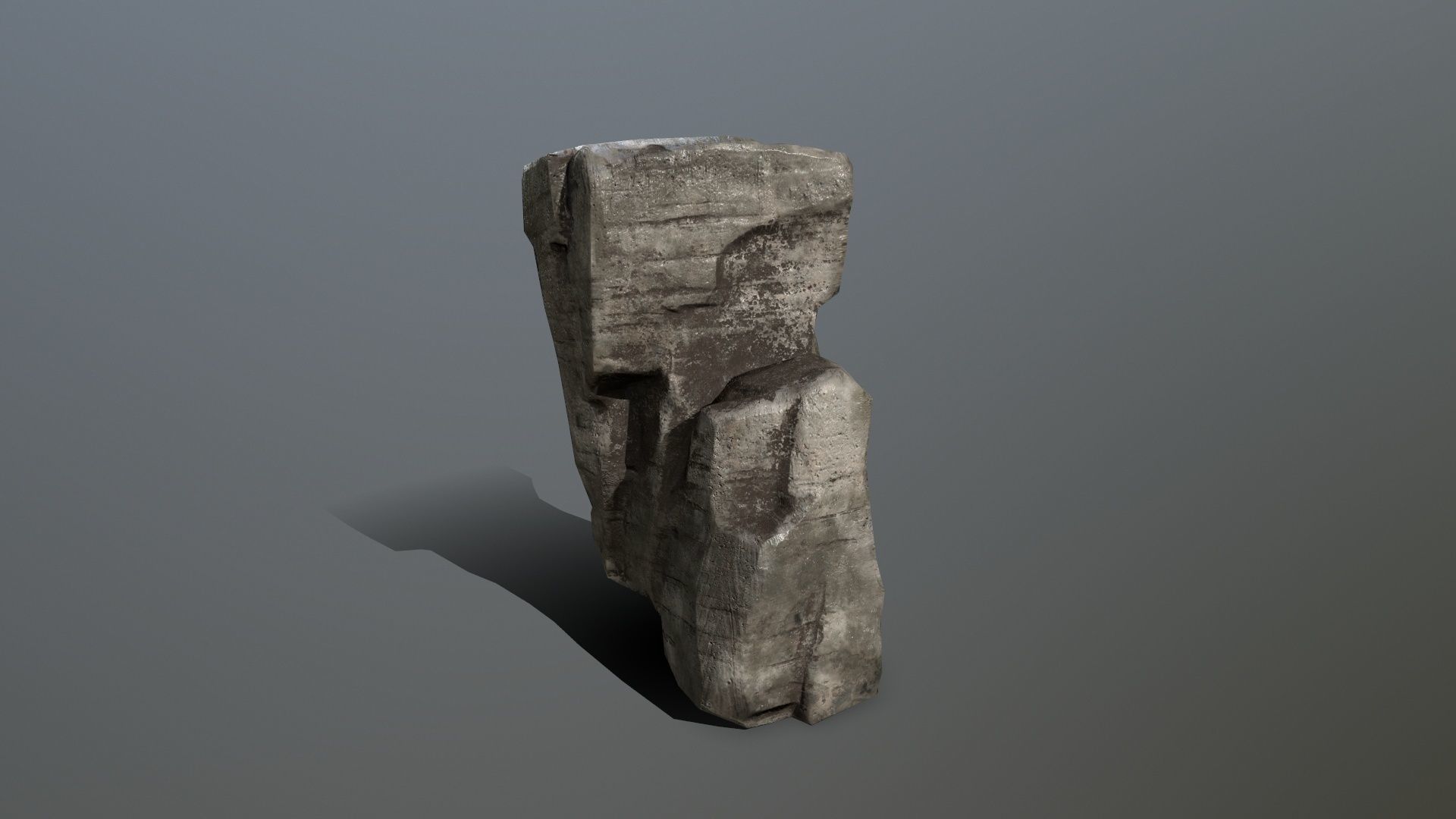 Rock Set Low-poly 3D model_13