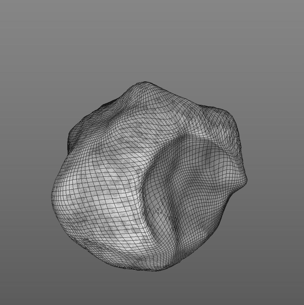 Mathilde asteroid game ready Low-poly 3D model_1