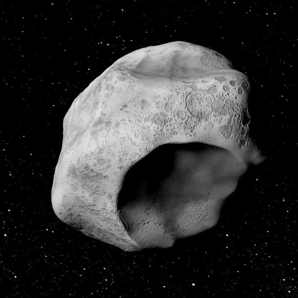 Mathilde asteroid game ready Low-poly 3D model_0