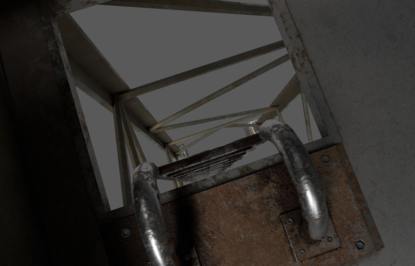 Military Watchtower Pack Low-poly 3D model_4