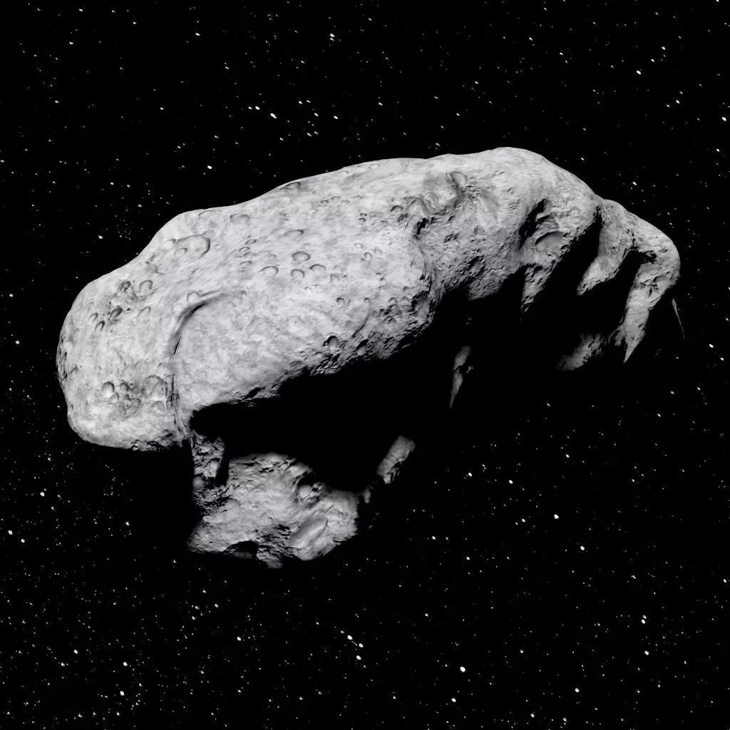 Ida asteroid game ready Low-poly 3D model_0