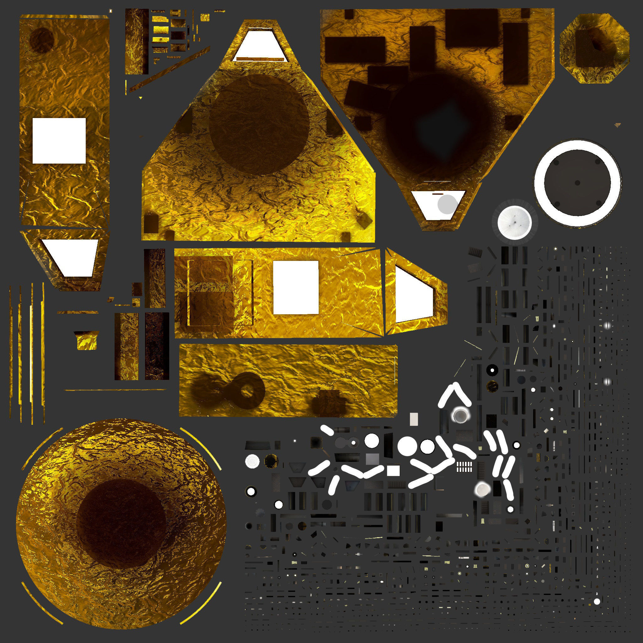 New Horizon probe game ready Low-poly 3D model_3