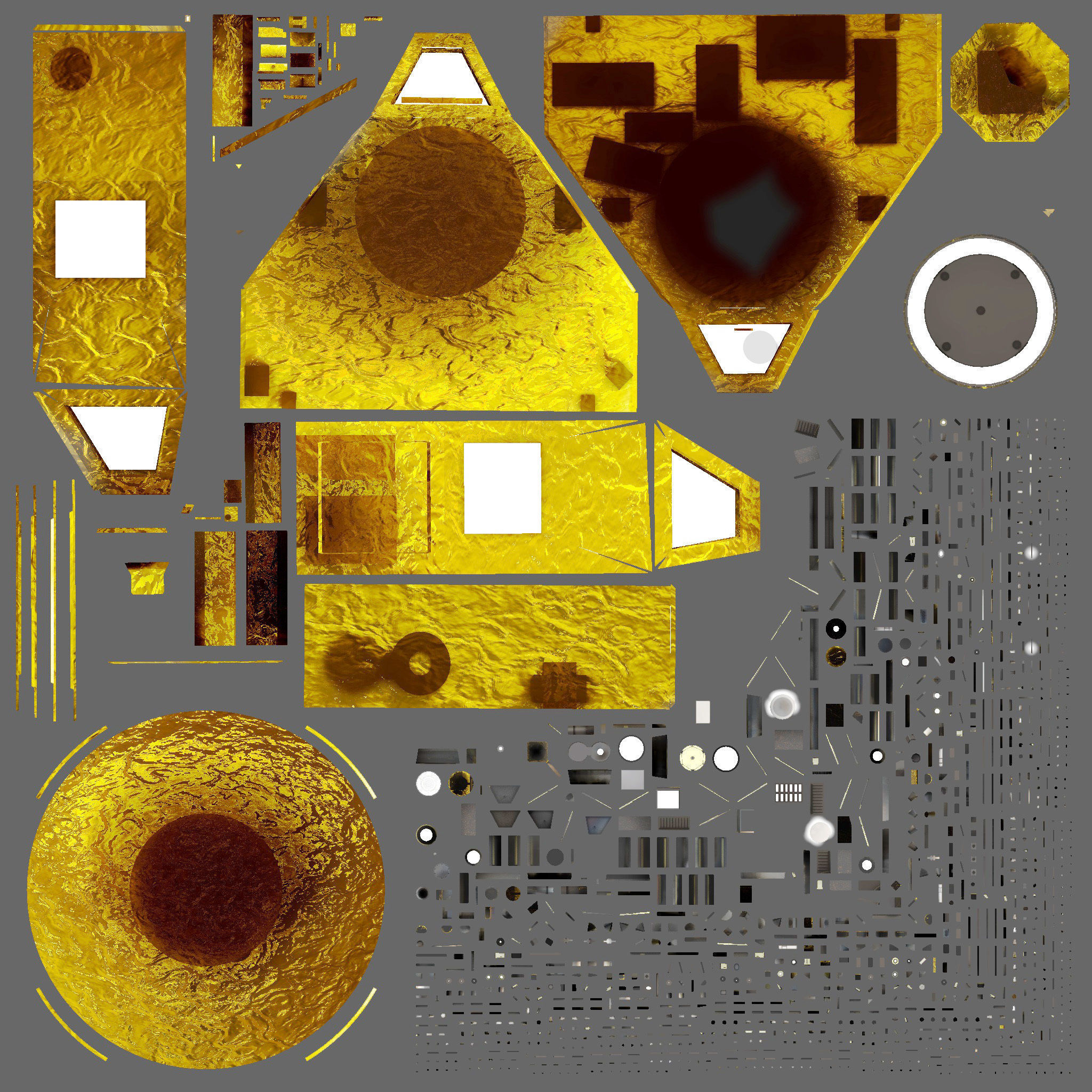 New Horizon probe game ready Low-poly 3D model_4