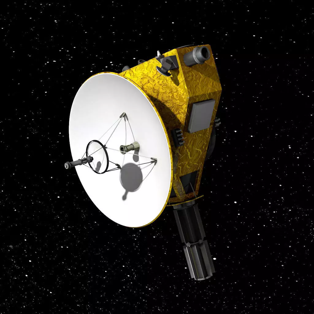 New Horizon probe game ready Low-poly 3D model_0