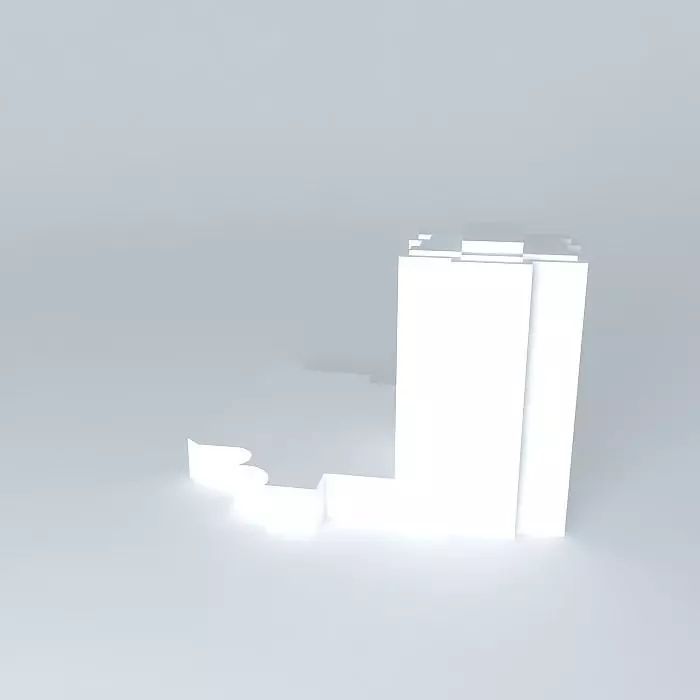 Hotel project in Kaunas Free 3D model_0