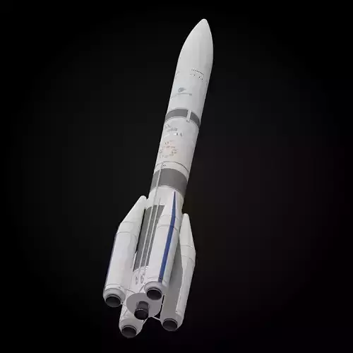 Ariane 6 rocket 3D model