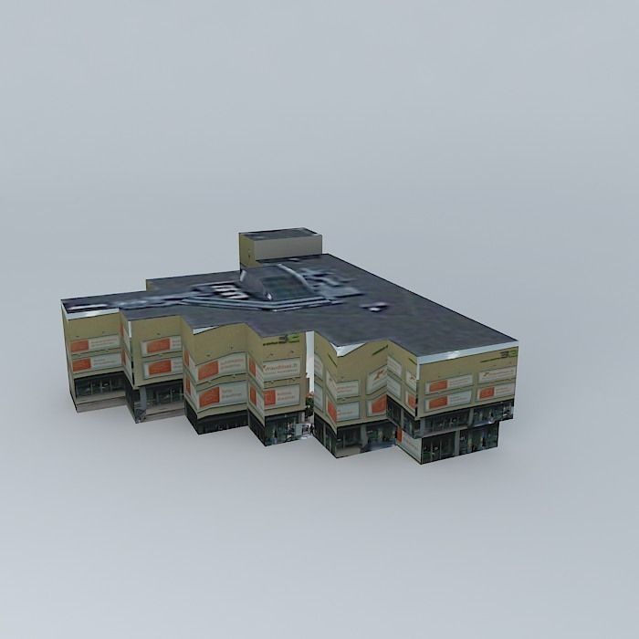 Business Center in Kaunas Free 3D model_1
