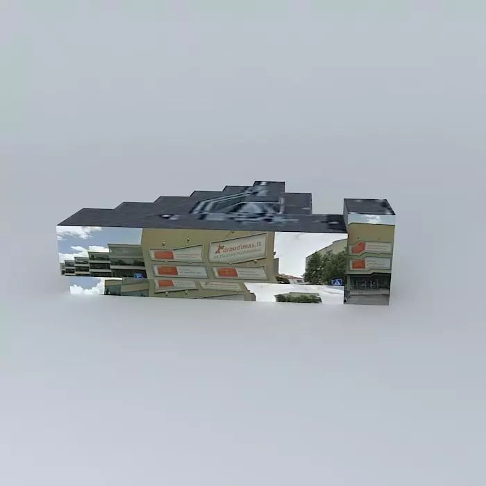 Business Center in Kaunas Free 3D model_0