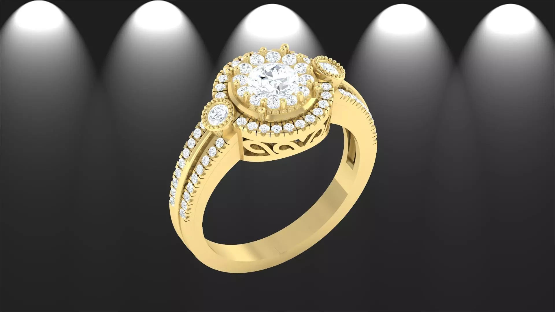 LADIES RING BSJ-R 8870 3D print model_0