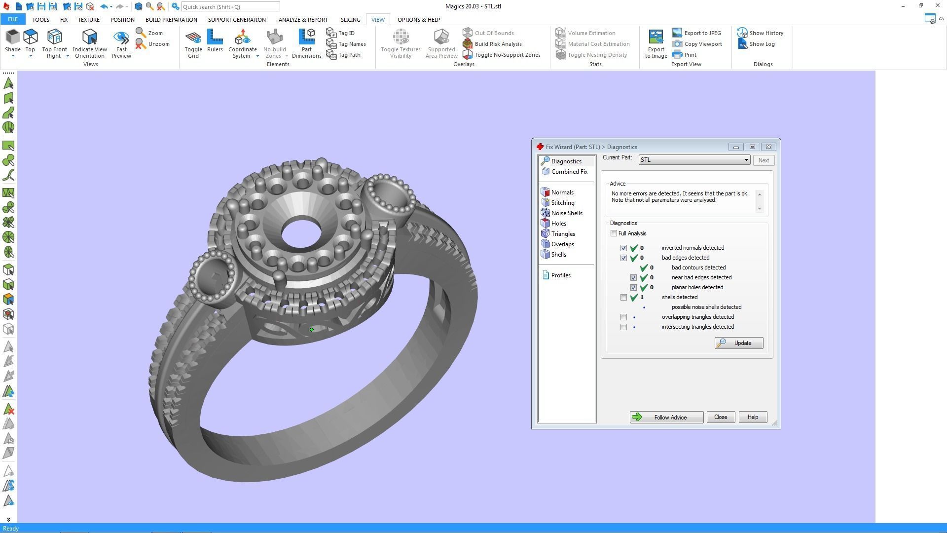 LADIES RING BSJ-R 8870 3D print model_3