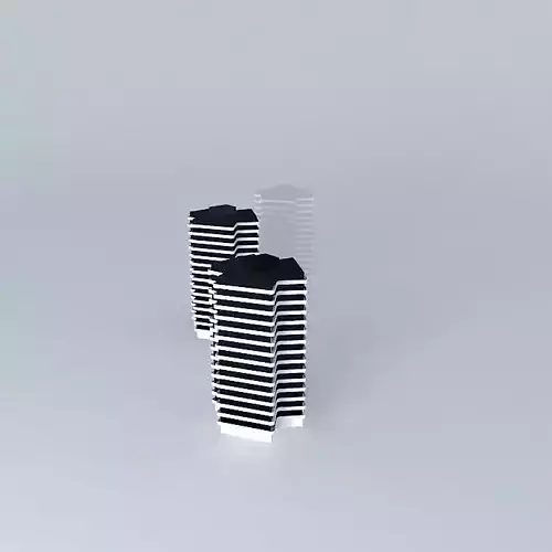 Chechnya Square Towers