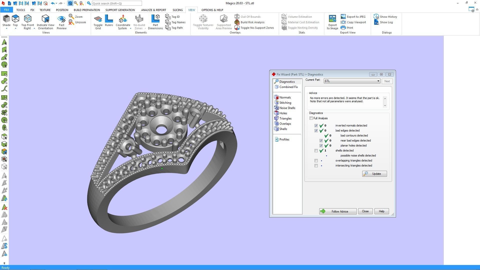 LADIES RING BSJ-R 8873 3D print model_3