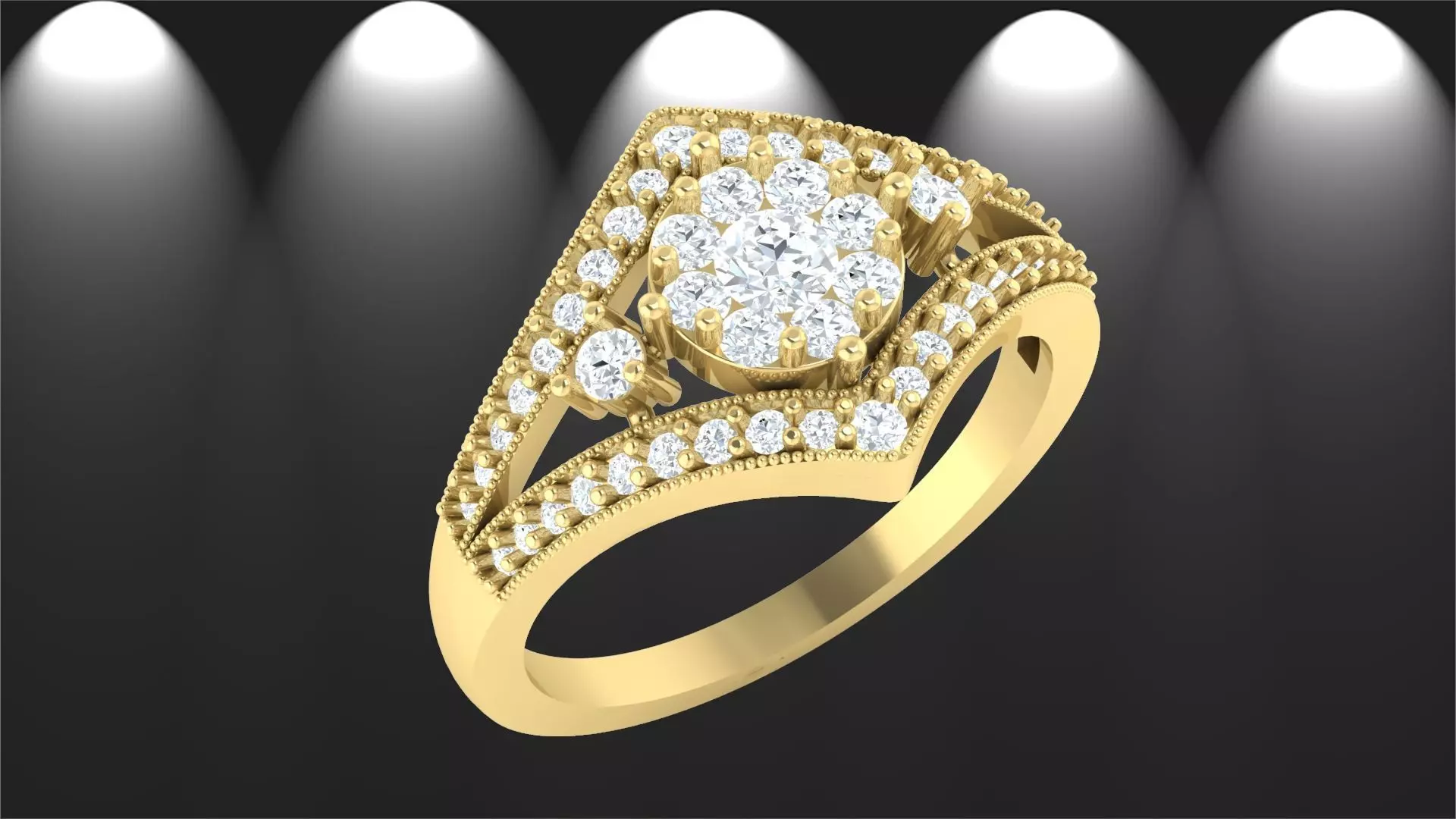 LADIES RING BSJ-R 8873 3D print model_0