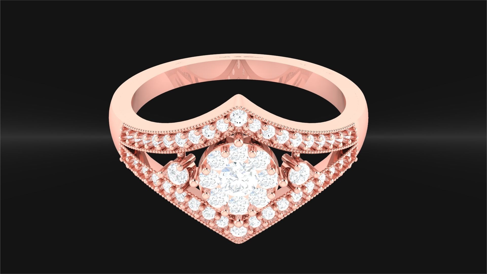 LADIES RING BSJ-R 8873 3D print model_1