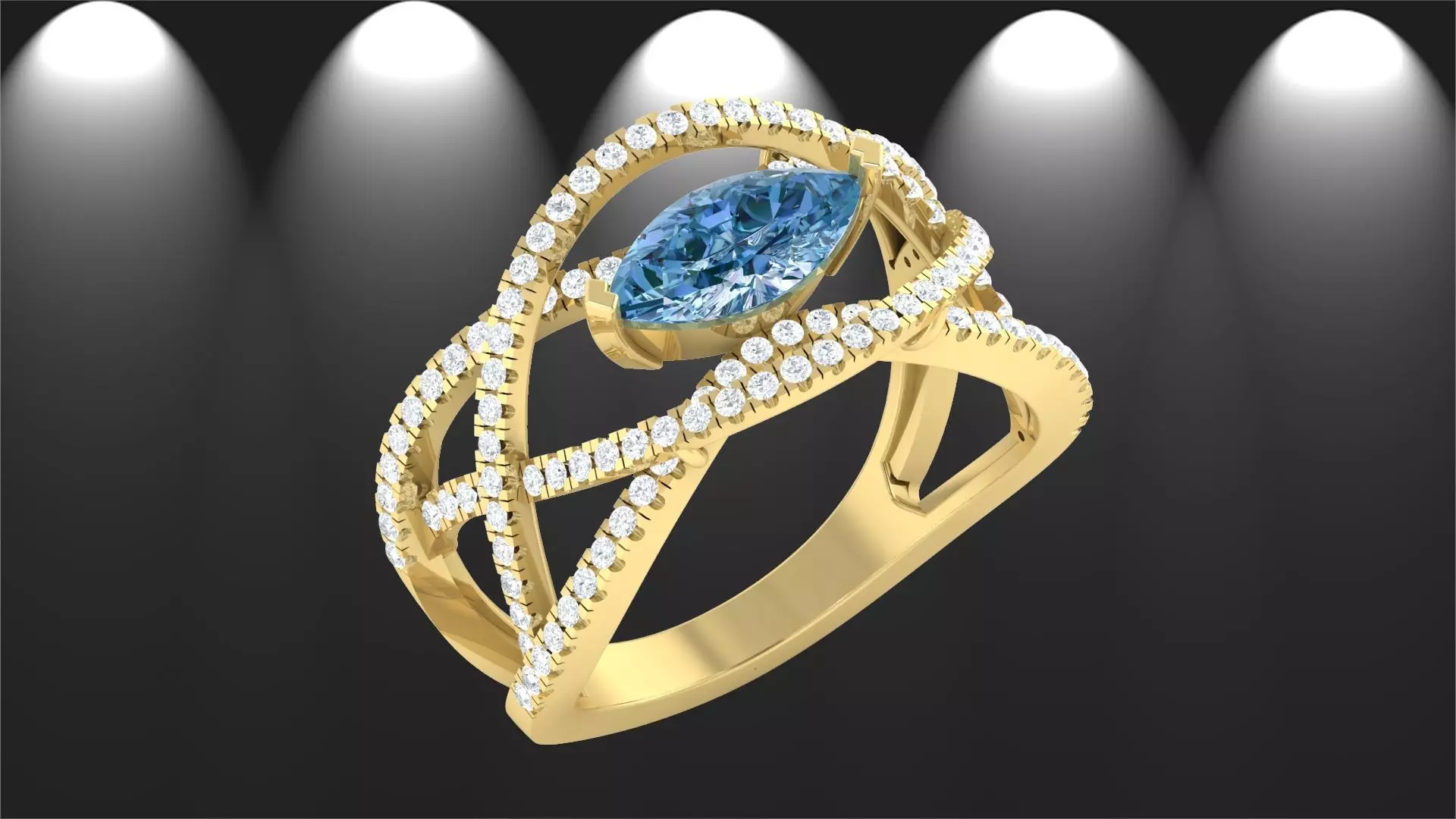 LADIES RING BSJ-R 8878 3D print model_0