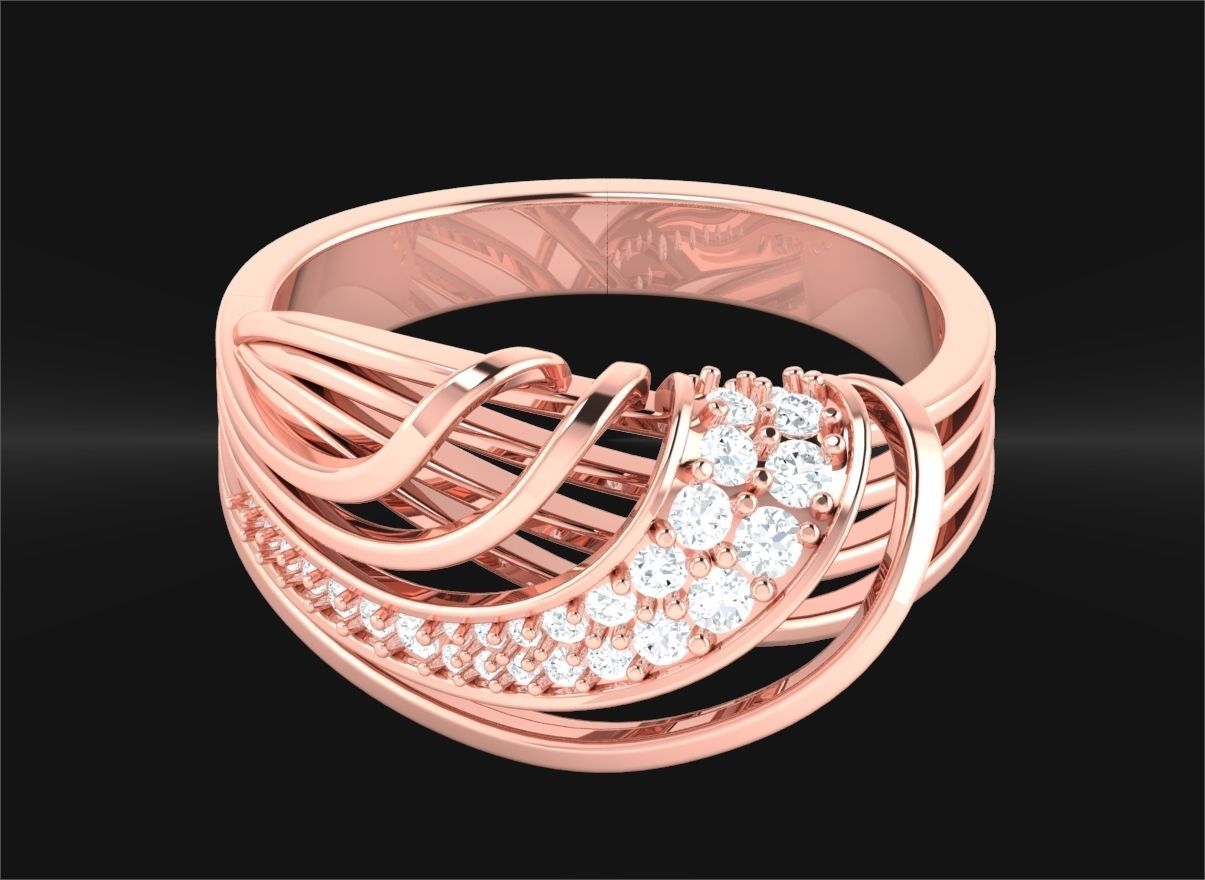 LADIES RING BSJ-R 8884 3D print model_1