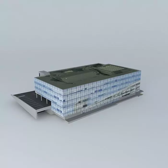 Business,center in Kaunas Free 3D model_0