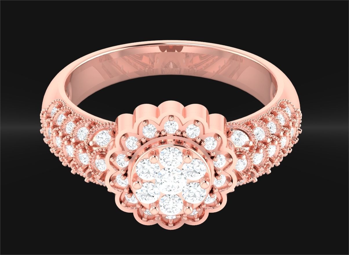 LADIES RING BSJ-R 8885 3D print model_1