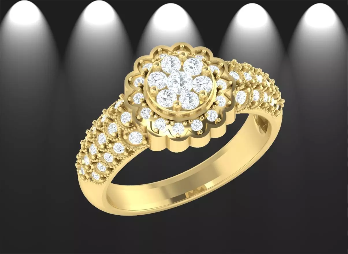 LADIES RING BSJ-R 8885 3D print model_0