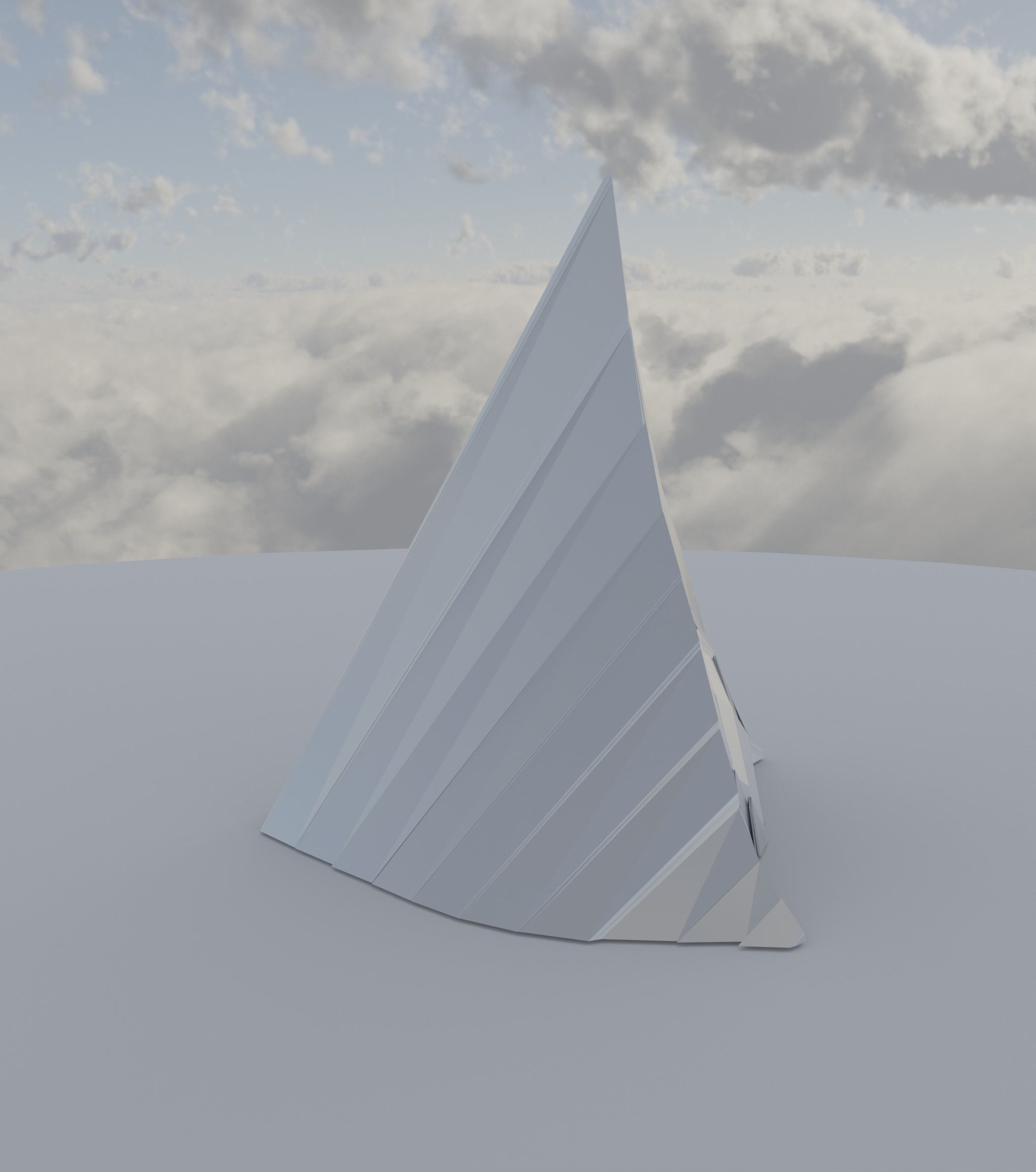 Silver Peak Structure 2nd Version Low-poly 3D model_7