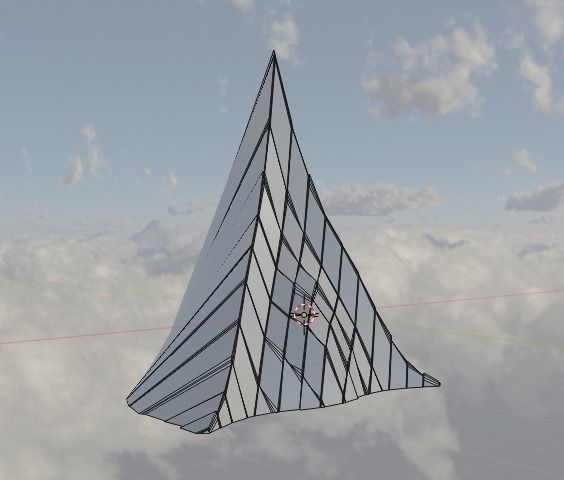 Silver Peak Structure 2nd Version Low-poly 3D model_1