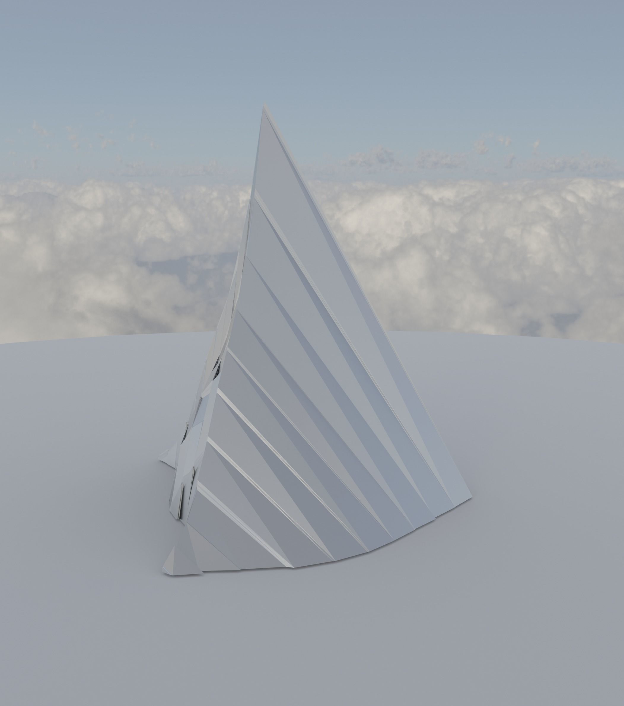 Silver Peak Structure 2nd Version Low-poly 3D model_12